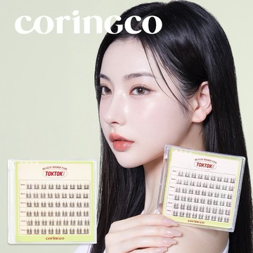 【CORINGCO】鮮明有神 TokTok 輕盈免膠假睫毛 精緻俐落款