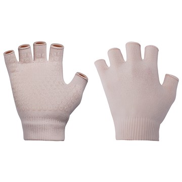 PORA BELLA 瑜珈露指健身止滑手套 HA002  1雙  單一尺寸適合大多數人  淺米色