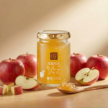 富士山美食物語 日本青森縣產蘋果果醬 140g [效期：2026/8/26]