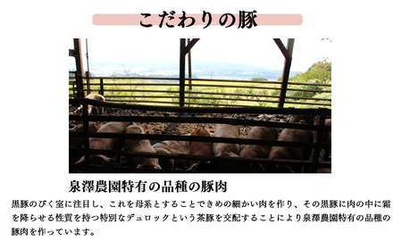 ばあく豚 しゃぶしゃぶとソーセージのセット 奈良県金剛山麓