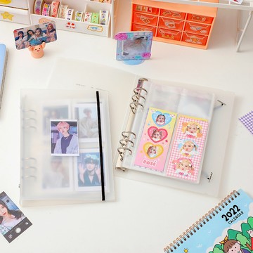 隔日配💥自由增加內頁A5收納冊💛拍立得相簿追星卡冊拍貼機相簿 拍立得相冊 小卡活頁收納冊相片本拉鍊卡冊超音波相冊人生四格