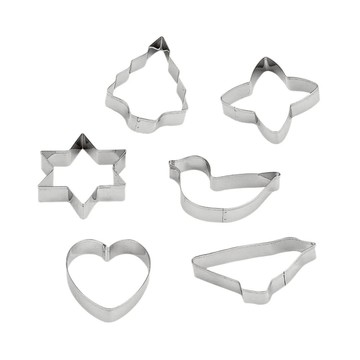 KAI 貝印 House 日製 不鏽鋼 餅乾模 DL-6190 可愛造型  銀色  1組