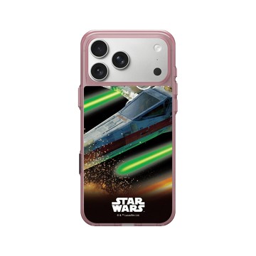 iPhone 17 Pro Max Clear (相機按鈕) 晶醺玫 - 迪士尼-星際大戰 Star Wars - X翼戰機