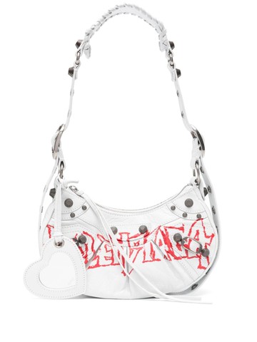 Balenciaga - mini Le Cagole shoulder bag - women - Lambskin - One Size - White