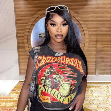 Versatile Sleeveless Printed Tank Top 百搭修身無袖印花背心女