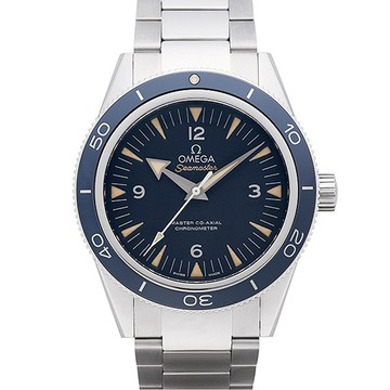 OMEGA 歐米茄 海馬300米同軸擒縱超螢光藍面鈦金屬款x41mm