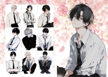 純粹喜愛帥哥貼紙組 2【SWEET】