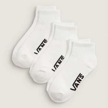 Classic Quarter Crew 白色短襪3入組