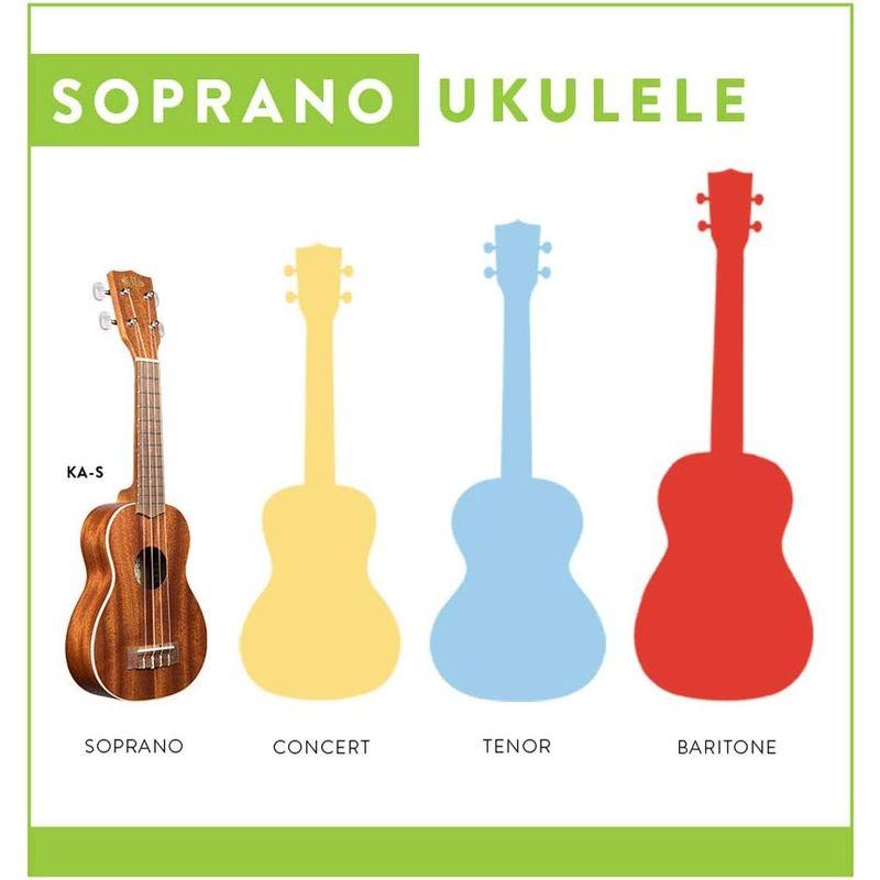 Kala KA-S Ukulele en acajou Soprano Avec cordes nylgut de marque Aquila