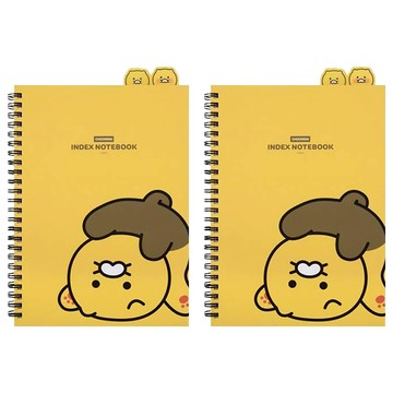 Kakao Friends Choonsik PP索引筆記本  春植 黃色  2個