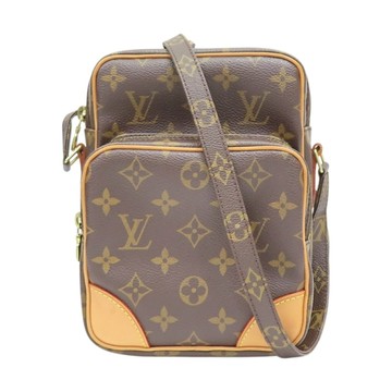 LOUIS VUITTON LV 路易威登 棕色 原花帆布 Amazone 肩背包 M45236 【二手名牌BRAND OFF】