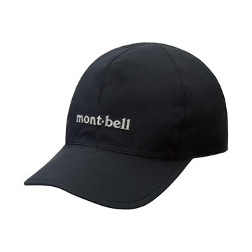 mont-bell 日本 gore-tex meadow cap 防水棒球帽黑1128691/鴨