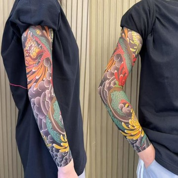 熱銷秒殺常客⚡花臂輕薄無痕紋身防曬防日光線袖套男生女生通用款冰袖7EN4