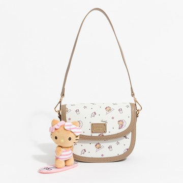 【官網獨家】Hello Kitty - Arnold Palmer - 斜背包  Adorable Buddy系列 - 淺咖色/461-1903-61-7