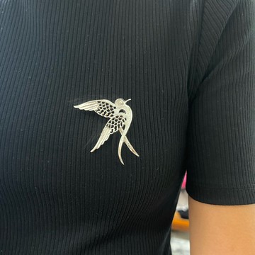 •Duchess• Sarah Coventry銀色和平鴿胸針