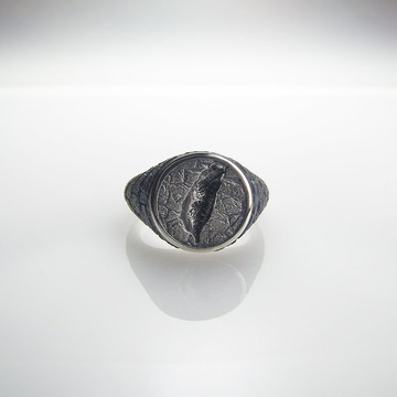 石紋陰刻臺灣戒指925silver