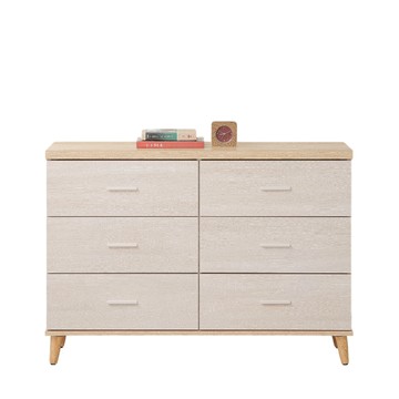 直人木業-COCO北歐風六斗櫃120公分