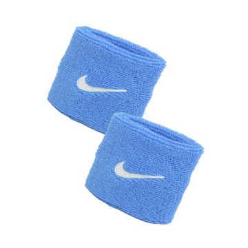 Nike 護腕 Swoosh Classic Wristbands 藍 舒適毛圈布 2入裝 N101240540-9OS