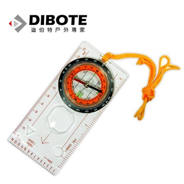 迪伯特DIBOTE 多功能定向越野專用帶尺指北針