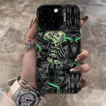卡通滿屏美元 防摔 適用蘋果iphone17 xs i11 i12 13 14 15 16promax手機殼