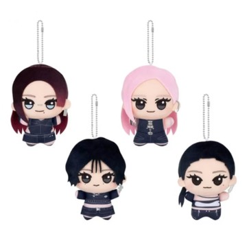 BANPRESTO aespa Whiplash 迷你絨毛吊偶 全套4款  黑色  1套  12cm