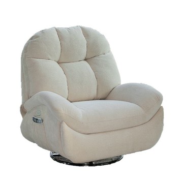 電動懶人沙發艙太空可睡可躺客廳可旋轉單人躺椅泡芙多功能搖椅【0113103DD】