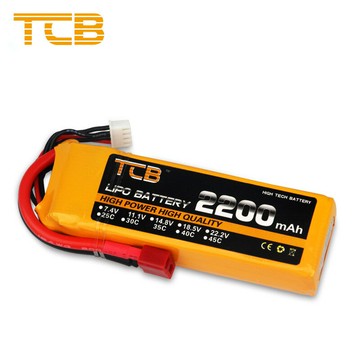 電池 鋰電池TCB航模鋰電池25C高倍率2200mAh2S3S4S11.1V遙控車飛機航拍無人機
