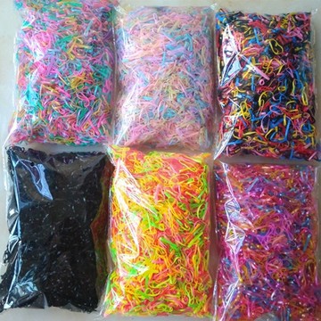 一次性皮筋 黑大人用女童盤發小黑幼童結實兒童甜美頭繩小孩軟妹