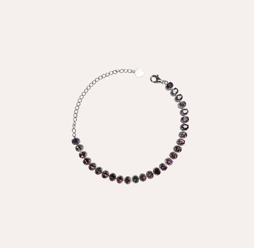 安珠 尖晶石 紫色 橢圓 3*4mm 手鍊 和諧系列 Beads 寶石銀飾 AN