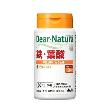 Asahi Dear-Natura鐵+葉酸 60粒60天份