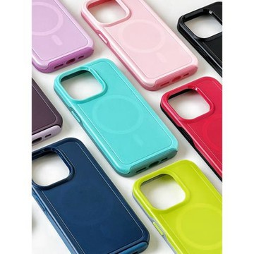 檬夏磁吸磨砂無線充電適用iphone16手機殼蘋果14promax防摔15pro高級感magsafe男生簡約純色硅膠13/12原創11
