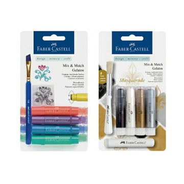【FABER-CASTELL】輝柏 口紅水性蠟筆 金屬色系/餐會系列(4入) / 盒 121806/121816【APP滿額下單4%點數(單一帳號最高1000點)】7/31止