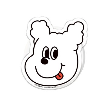 【正版授權】1107白色狗狗大頭MagSafe氣囊支架