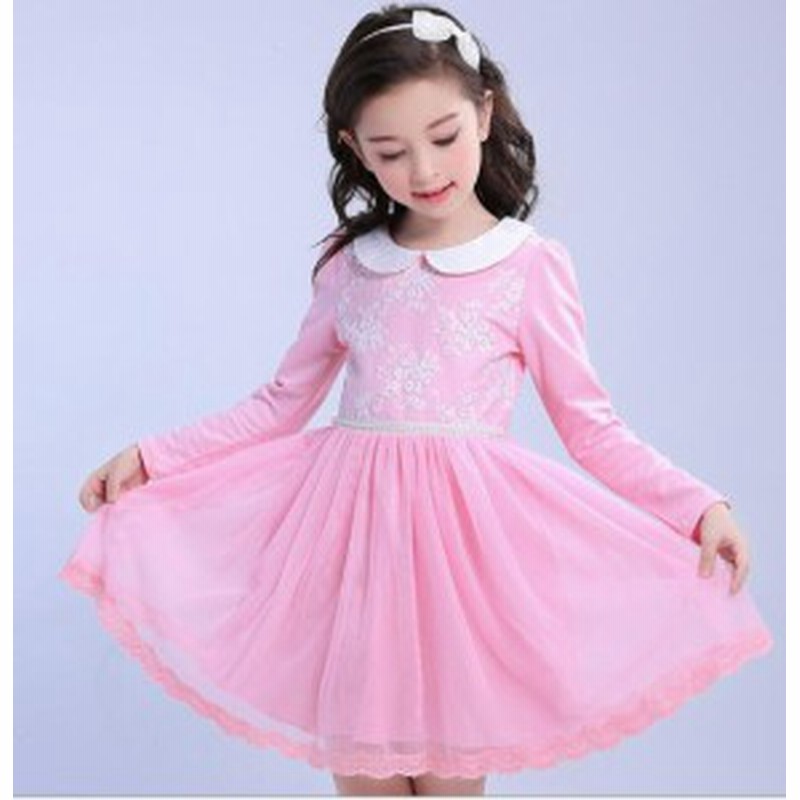 春秋プリンセスワンピース子供チュニックワンピ女の子ピンク発表会フォーマルドレス結婚式シャツワンピ長袖ドレス花柄チュールワンピ嬢様 通販 Lineポイント最大1 0 Get Lineショッピング