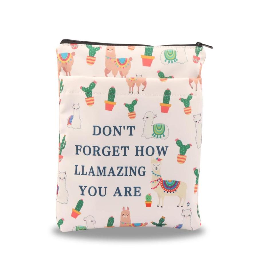 Llama Lovers Book Sleeve Llama Book Cover Alpaca Book Sack Llama Animals Lo