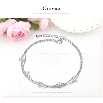 【Giumka】十字架．雙鏈手鍊(2色)