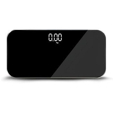 ANTIAN 智能迷你鏡子體重計/玻璃電子秤/LED高清體重機/成人體重秤/溫度計/便攜隨身化妝鏡 附電池 2個  1台  XT-31