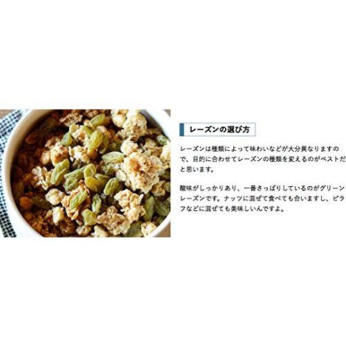  無添加 グリーンレーズン 500g(2袋) ノンオイル 砂糖不使用 干しぶどう レーズン