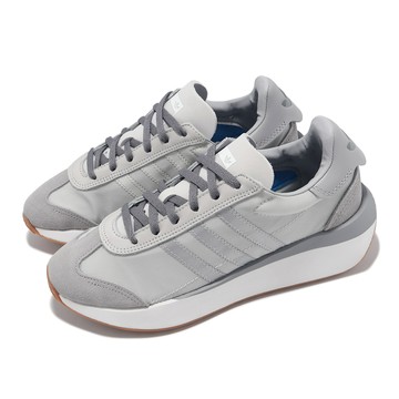 [ACS] adidas 休閒鞋 Country XLG 男鞋 女鞋 銀 灰 緩衝 麂皮 尼龍 厚底 情侶鞋 愛迪達 ID0365