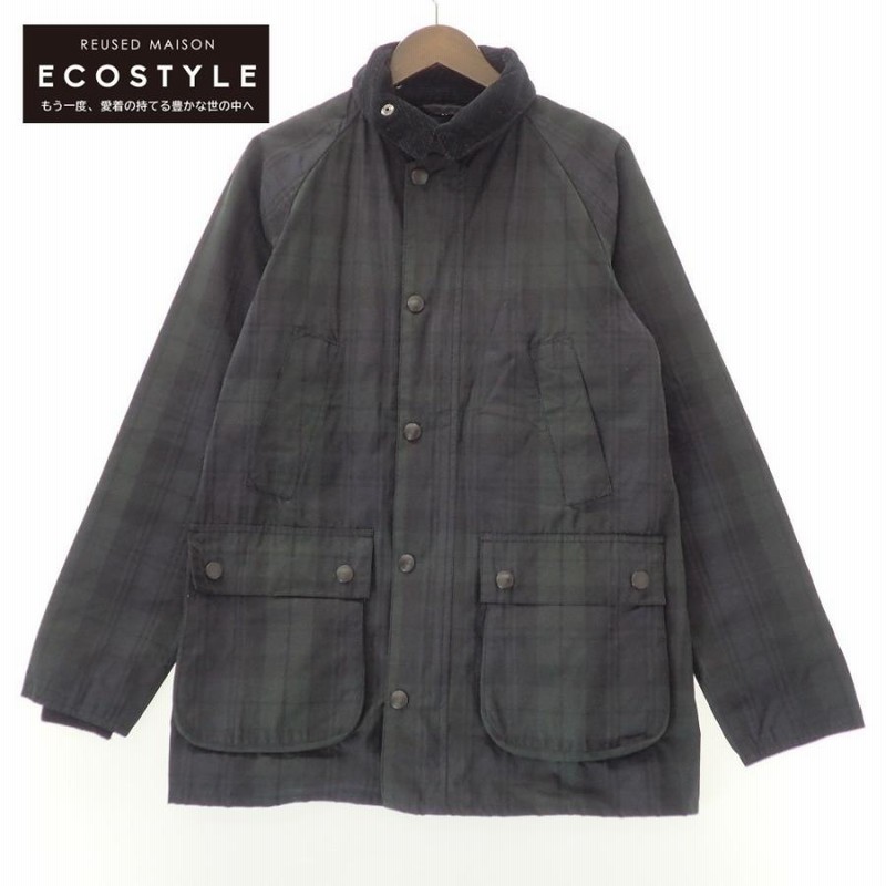 美品/国内正規 Barbour バブアー MWX0499NY71 チェック BEDALE SL ...