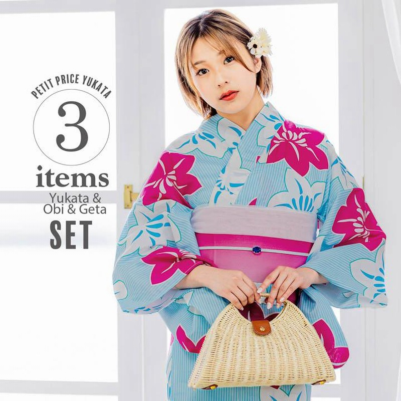 くるみさん専用   浴衣3点セット♥ Amazon.co.jp: グレイル GRL 三上悠亜 ぼかし花柄浴衣セット