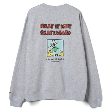 MARK GONZALES 2H7-64319-04 POP GRAPHIC SWEATER 大學T (麻灰色)