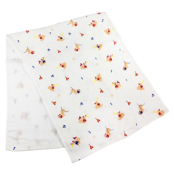 日本桃雪 紗布毛巾 小小馬戲團 34x86cm 100%棉  松鼠  1條