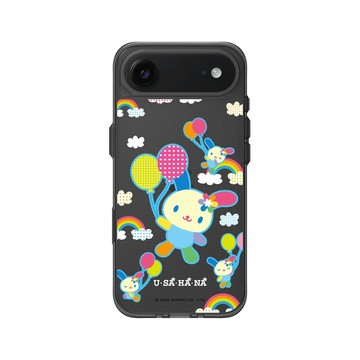iPhone Air Clear (相機按鈕) 酷墨灰 - 三麗鷗-花小兔 Usahana - 飛高高
