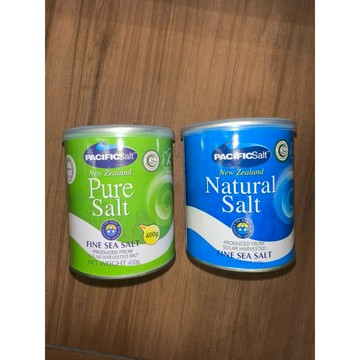 天廚 紐西蘭🇳🇿PACIFICSalt 鹽巴 紐西蘭日曬天然海鹽300g 紐西蘭細精鹽400g