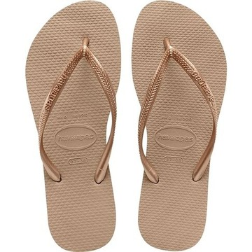 havaianas 哈瓦士 巴西人字拖 女款 Slim 玫瑰金 涼鞋 拖鞋 夾腳拖 海灘鞋【南風百貨】