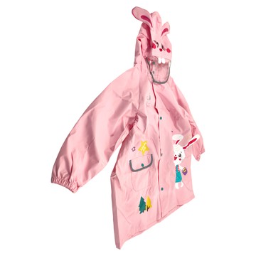 愛北鼻 兒童立體造型雨衣 彩虹星星兔 L碼 建議身高90-115cm  1件