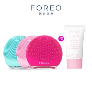 FOREO LUNA 4 play 智能淨透潔面儀+LUNA 露娜小氣泡清透潔面乳 (官方直營/三色可選/洗臉機)