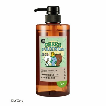 【tsaio上山採藥】LINE FRIENDS 愛地球文山包種控油洗髮露 600ml