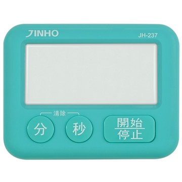JINHO 京禾 JH-237 正/倒數計時器 多功能 超大聲 特大字幕 磁鐵吸附 後置支架 2年保固  綠色  1個